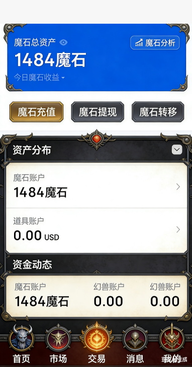 魔域私服游戏登录窗口